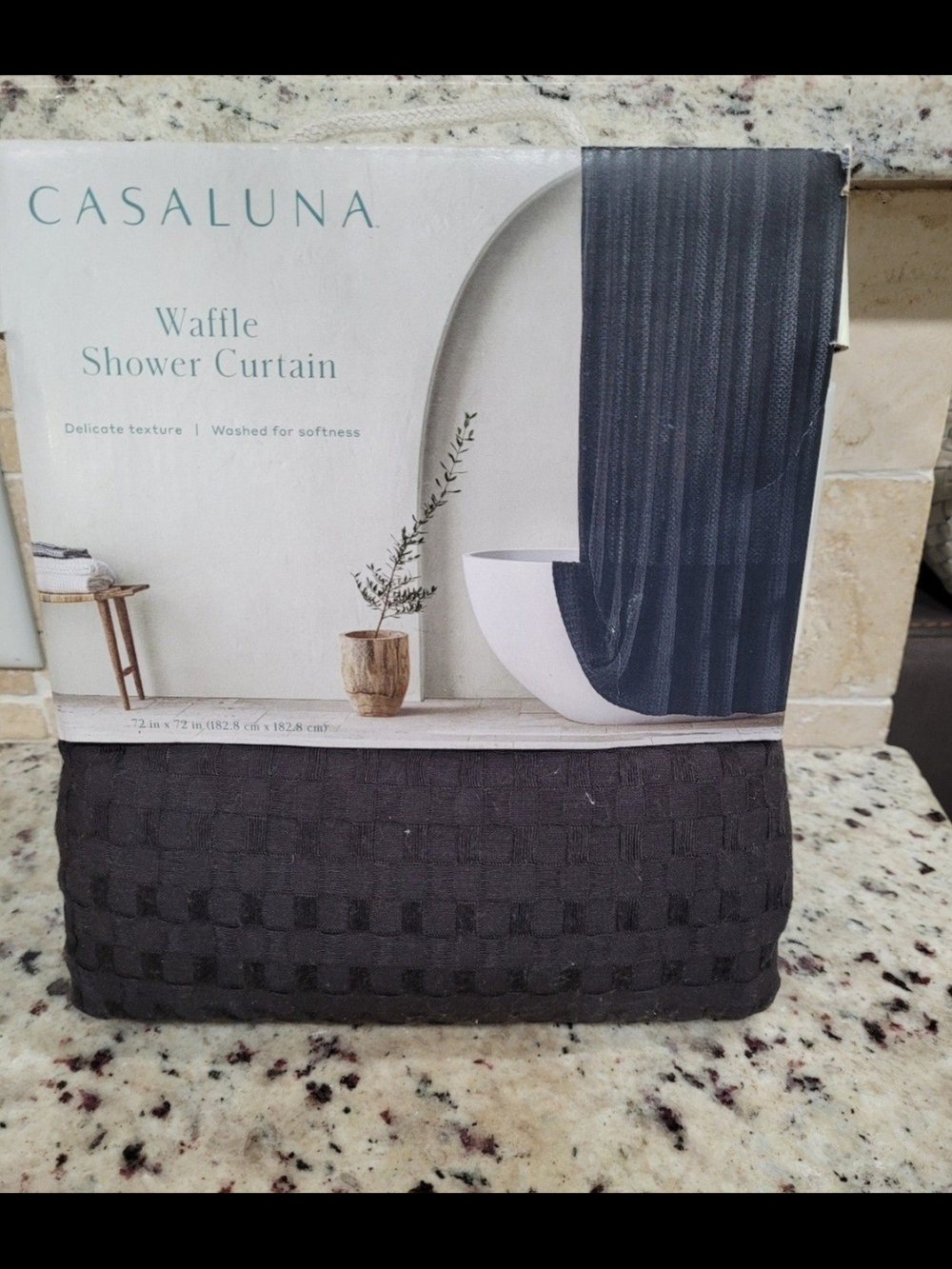 Casaluna Waffle Shower Curtain